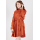 Riana Drawstring Dress Orange