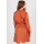 Riana Drawstring Dress Orange