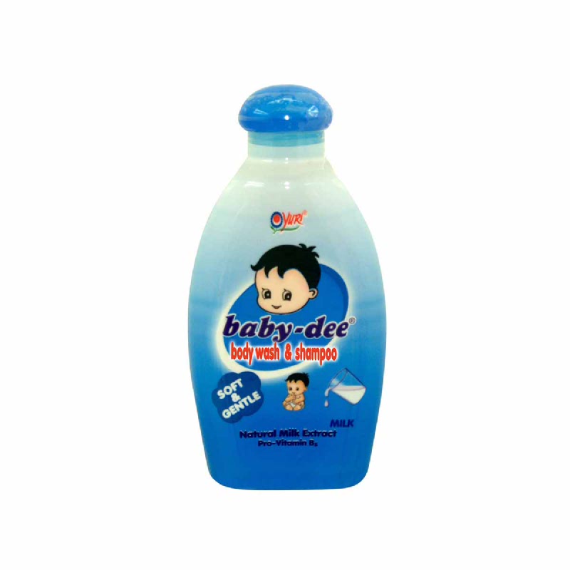 Baby Dee Body Wash & Shampoo Botol Milk 100 Ml