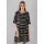 Lovadova Freya Premium Stripe Midi Dress Black