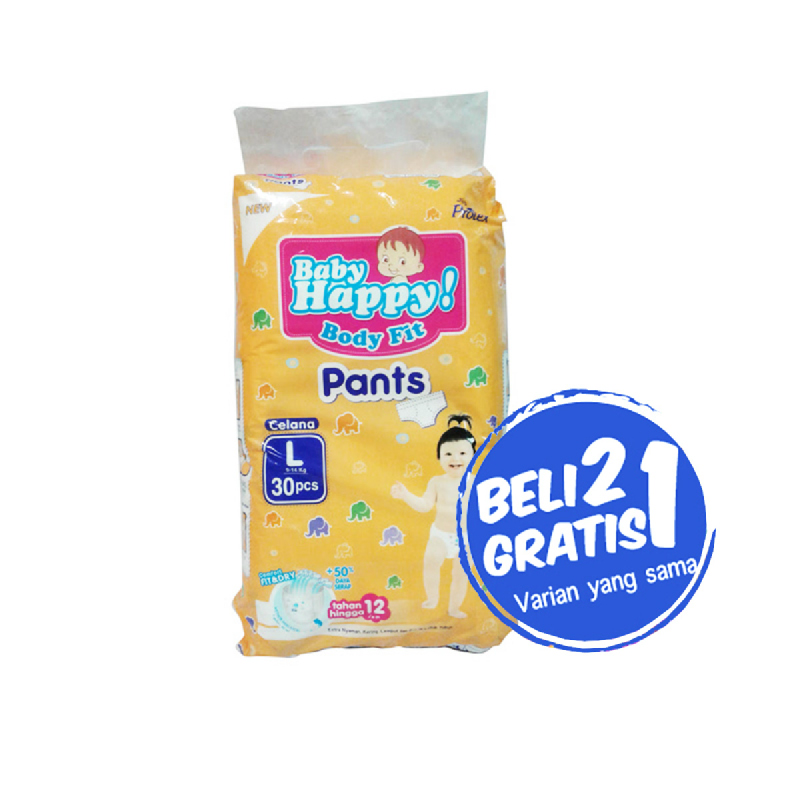 Baby Happy Popok Celana L 30S (Buy 2 Get 1)
