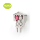 HighPoint Qualy Duo Sparrow Keyring QL10124WHWHPK - White Pink