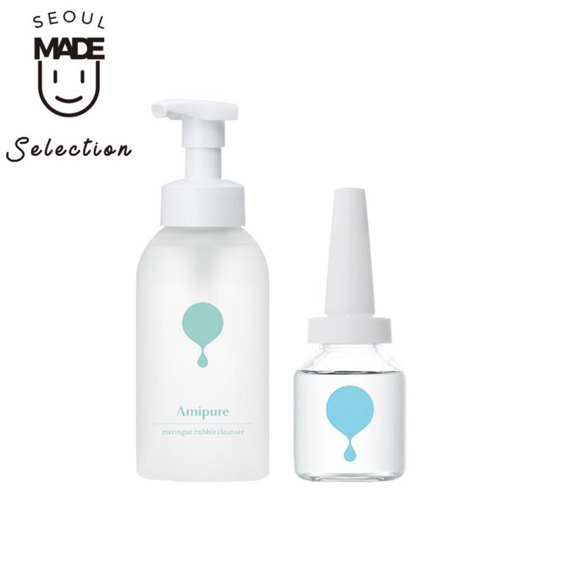 Amipure Meringue Bubble Cleanser + Skin Moisturizer