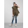 Sara Button Top Olive