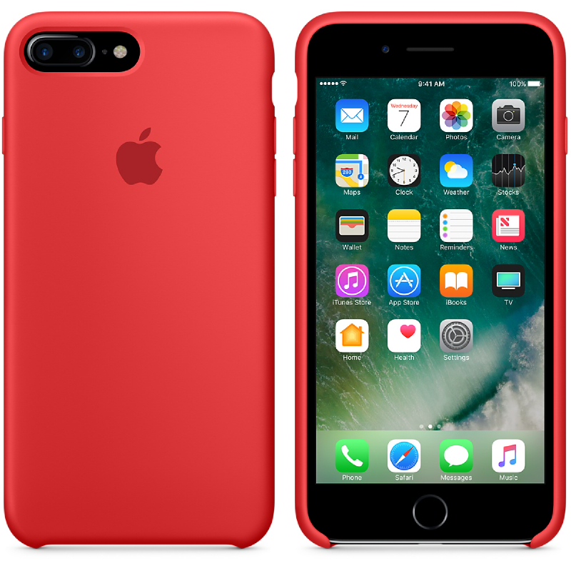 iPhone 7 Plus Silicone Case - (PRODUCT)RED