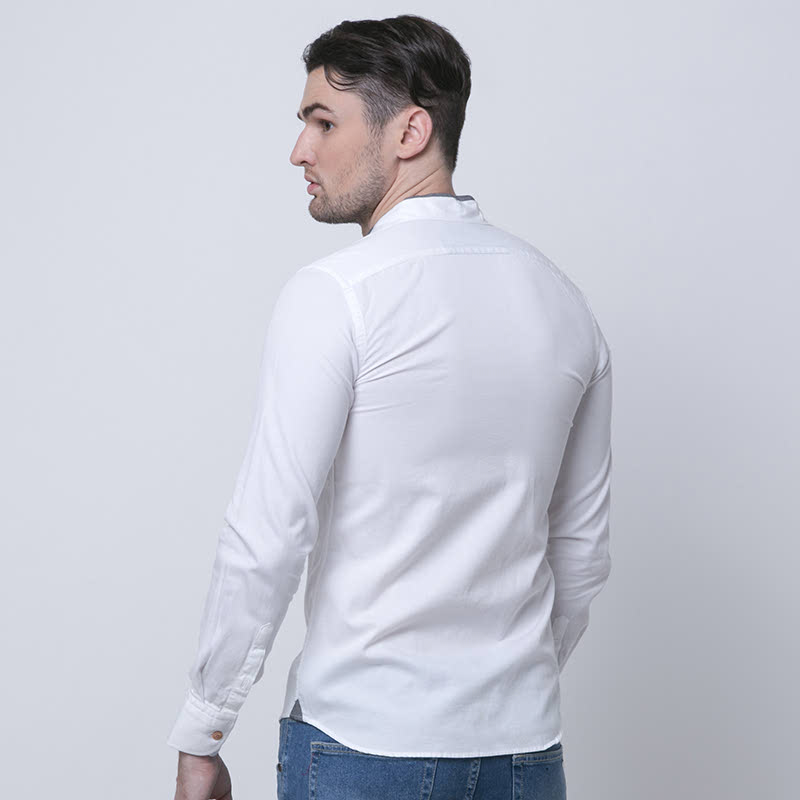 Camero Two White Cotton Short Sleeve Shirt