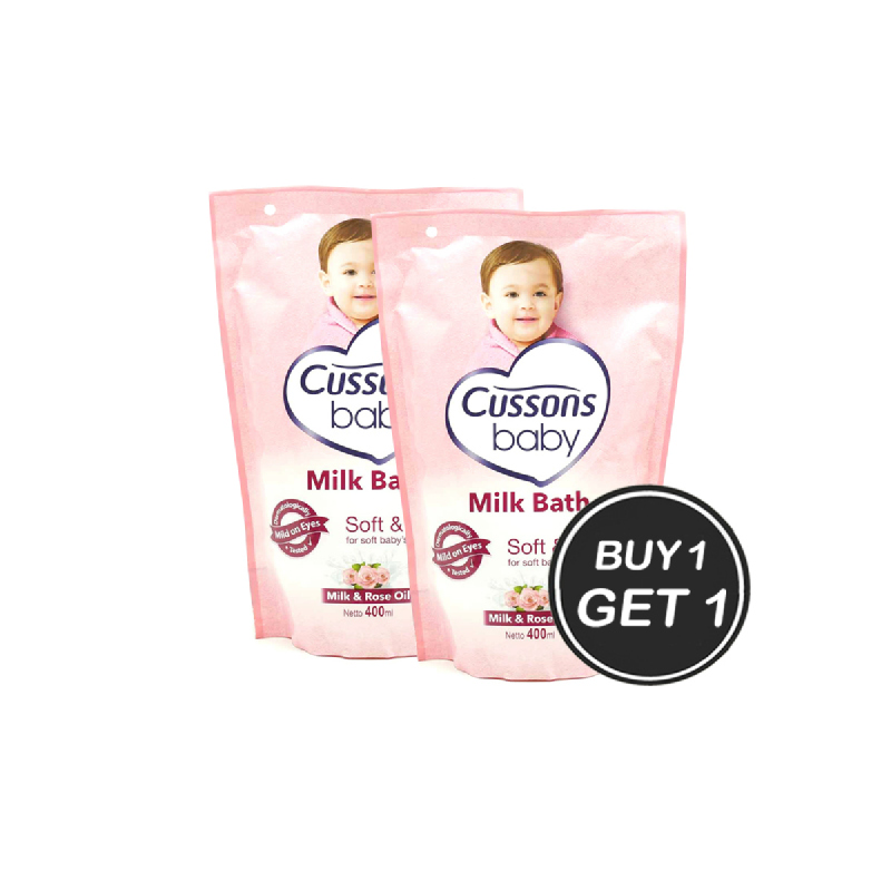 Cussons  Milk Bath Doy Natural Care Reff 400 Ml (Buy 1 Get 1)