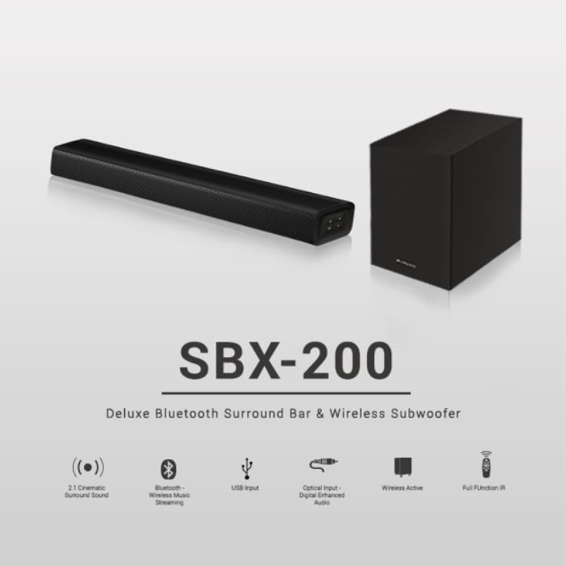 Audiobank Soundbar SBX-200 Glossy Black