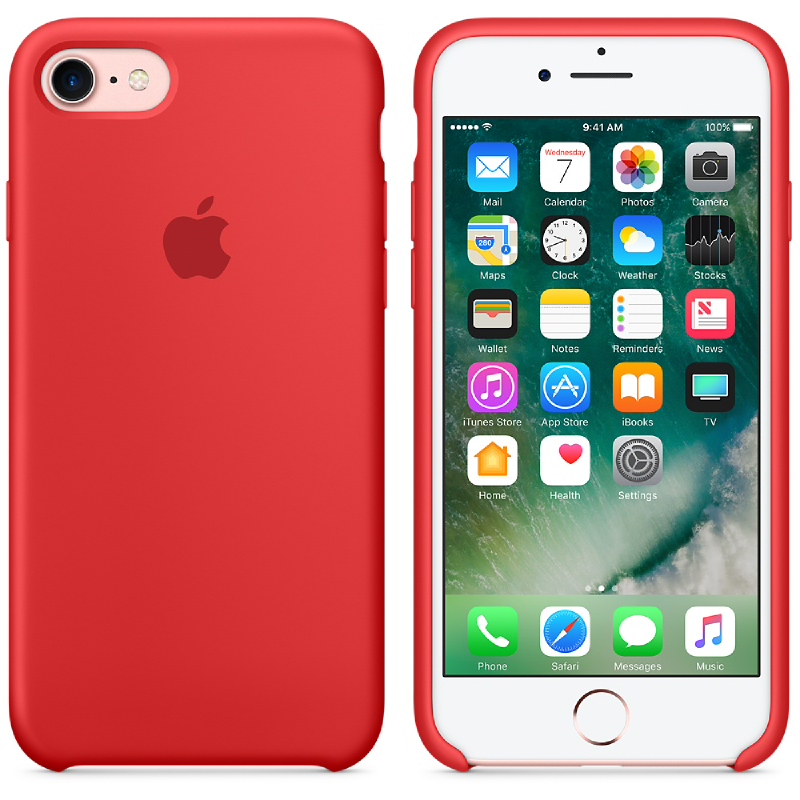 iPhone 7 Silicone Case - (PRODUCT)RED