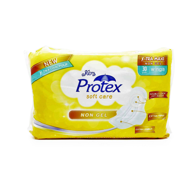 HERS PROTEX NON GEL XTRAMAXI WING30S