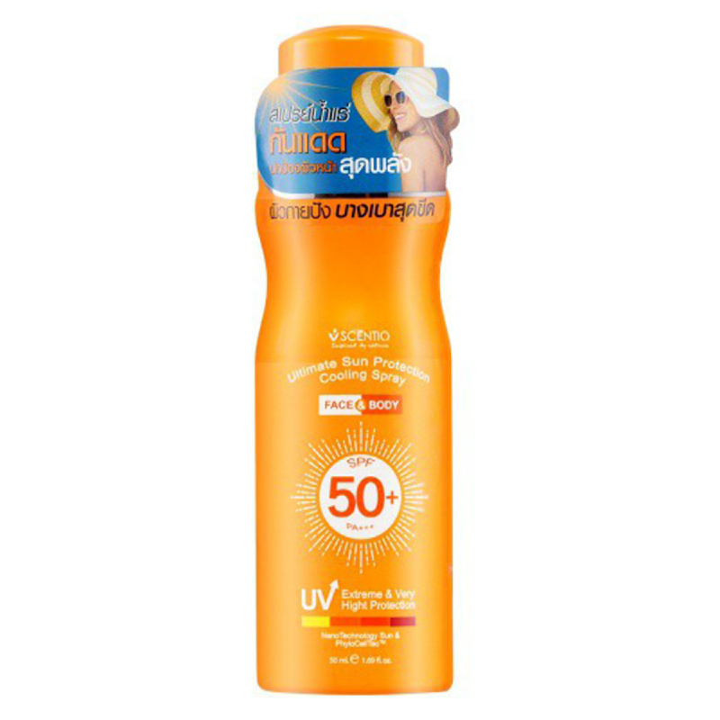 Beauty Buffet Scentio Ultimate Sun Protection Cooling Spray Face & Body Spf 50+ Pa+++