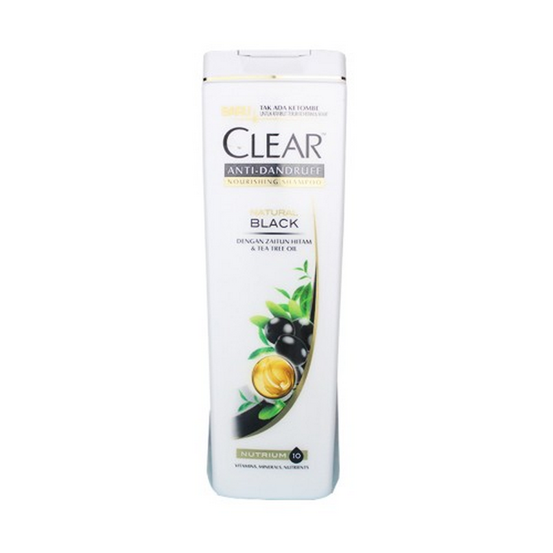 Clear Shampoo Natural Black 340 ml