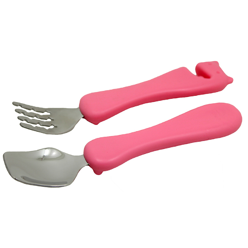 Baby Beyond Food Grade Ss Fork And Spoon With Case BB1014