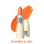 16brand RU Lipstick Glossy - Orange Bunny