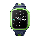 Imoo Z2 IMOO-Z2-Green-Apple Digital Dial Dual Color Rubber Strap