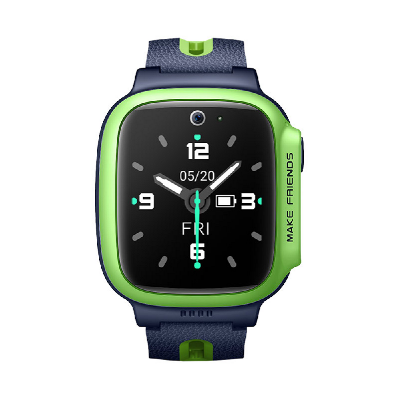 Imoo Z2 IMOO-Z2-Green-Apple Digital Dial Dual Color Rubber Strap