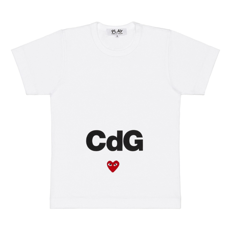 Comme Des Garcons Play x Cdg T-shirt White