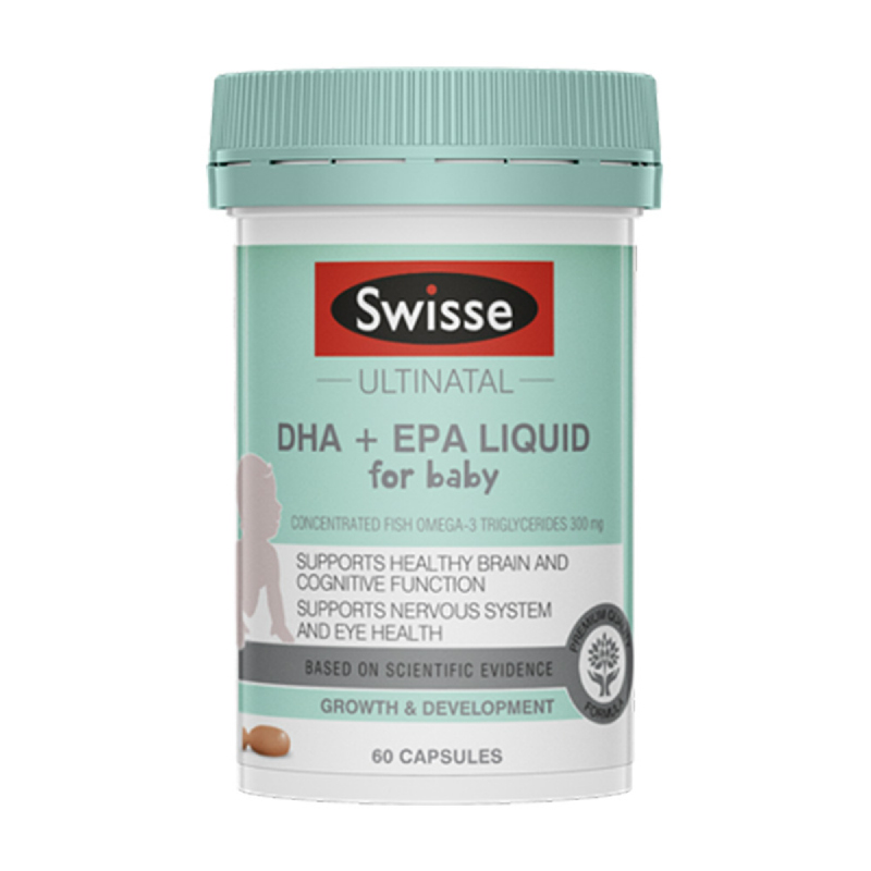Swisse Ultinatal DHA + EPA Liquid for Baby 60 Caps