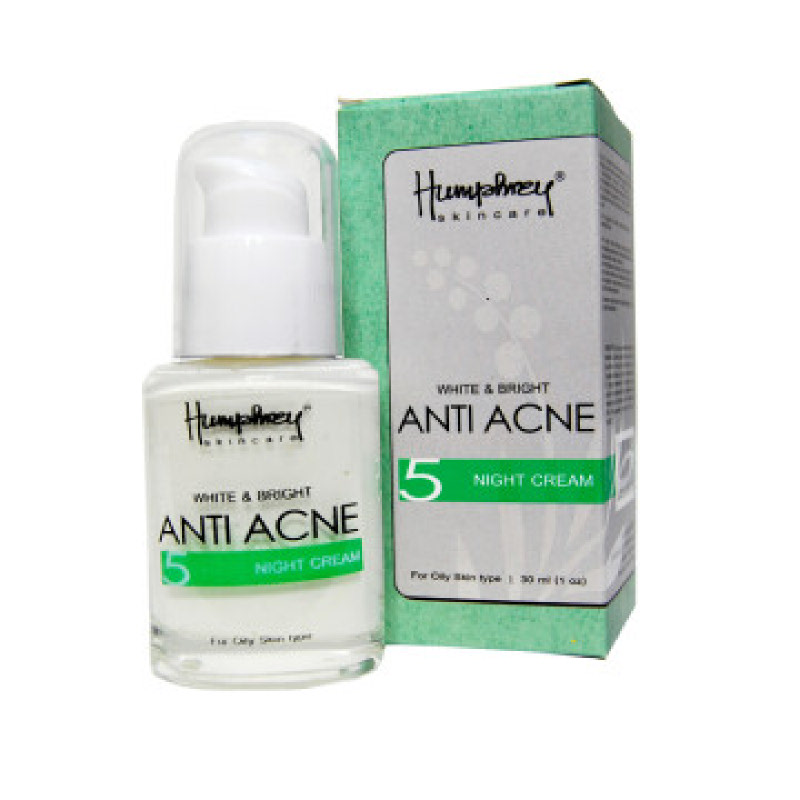 Humphrey White & Bright  Anti Acne Night Cream 30ml