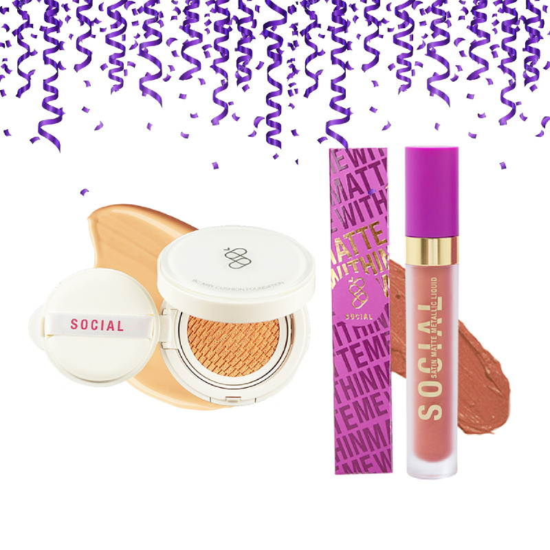 Get Wallpaper Social Cosmetics Bc Airy Cushion Foundation 01 Light 14gr HD