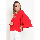 Agatha Batwing Sleeve Casual Blouse Red