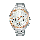 Alba AT3G90X1 Men Silver Patterned Dial Stainless Steel Strap