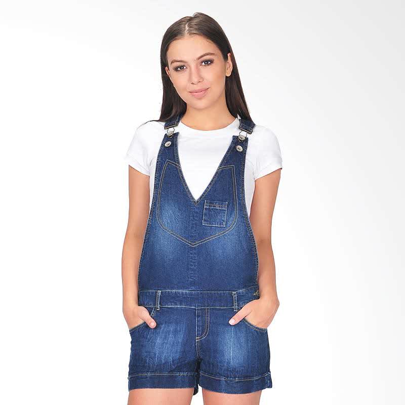 Venera Womens Playsuit - Dark Blue