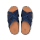 Fitflop Women Footwear Lattice Crystal Cross Slides Aurora Blue