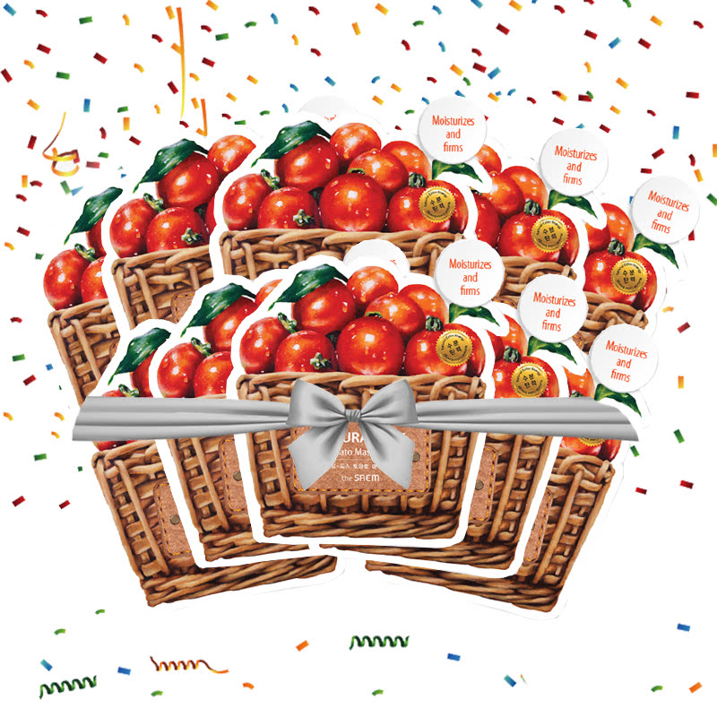 The Saem Buy 5 Natural Tox Tomato Mask Sheet Get 5 Free Natural Tox Tomato Mask Sheet