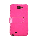 Crazy Leather Case Galaxy Note 2 - Pink