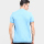 Hugo Mandarin Collar Polo Shirt Azure Blue
