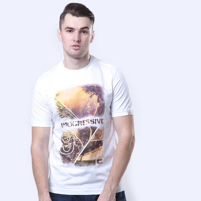 Brunno White Cotton T-shirt