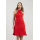 Ginera Red Twist Dress