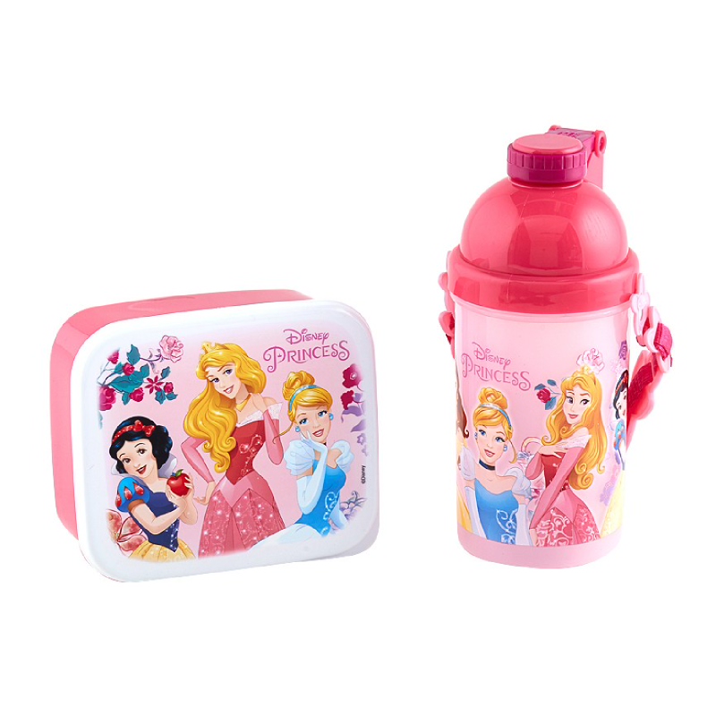Princess 1 Botol Minum & 1 Lunch Box