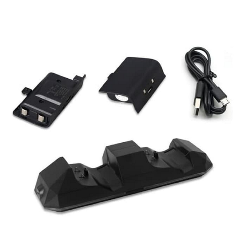 Dobe Dual Charging Dock TYX-695 for Xbox One S-X Controller (Black)