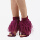 Paul Andrew Feather Sandals Purple