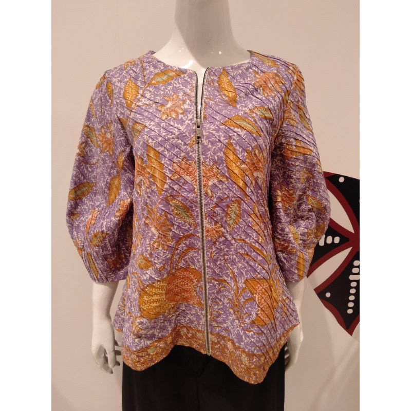 Astari Batik Jacket Purple