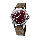 Jam Tangan Pria Oris Big Crown Pointer Date 01-754-7741-4068-07-5-20-50 Men Red Dial Brown Leather Strap
