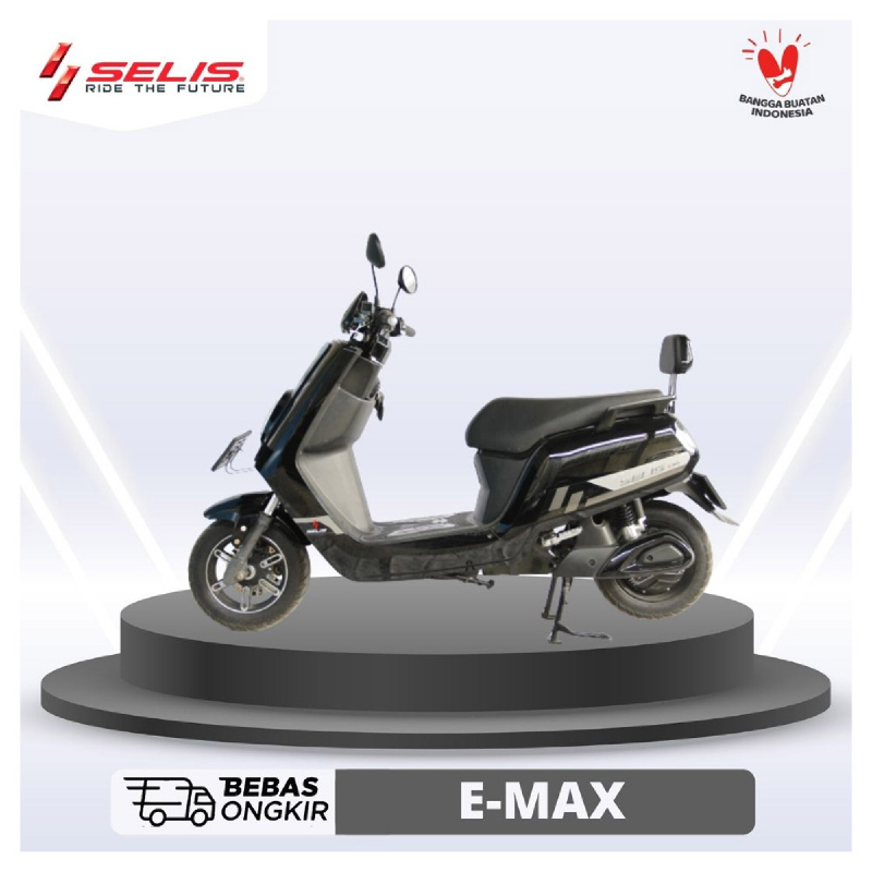 Motor Listrik Selis Tipe E-Max – Baterai Lithium (Single) BLACK | IStyle