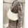 JW PEI Carly Saddle Bag - Ivory Croc - RE