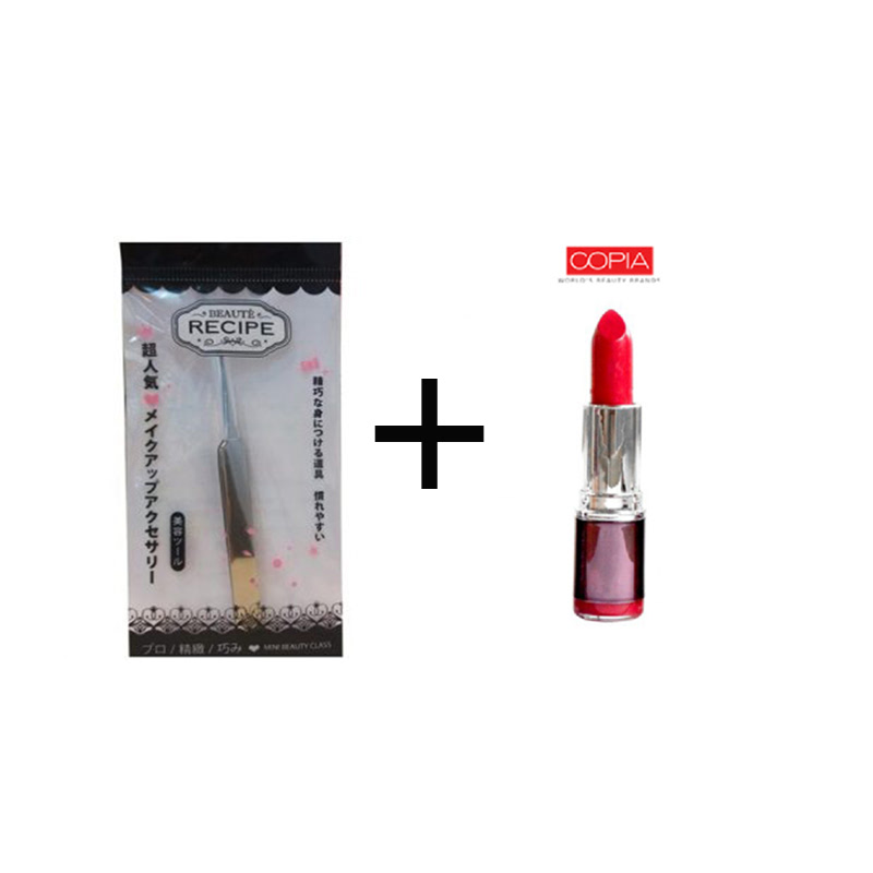Beaute Recipe Acne Clip 1663 + Be Matte Lipstick Coral