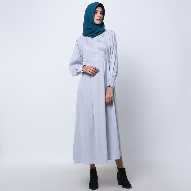 Vezza Dress - E 	Light Grey