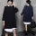 M186 Layered Shirt Colored Loose-fit Dress Navy