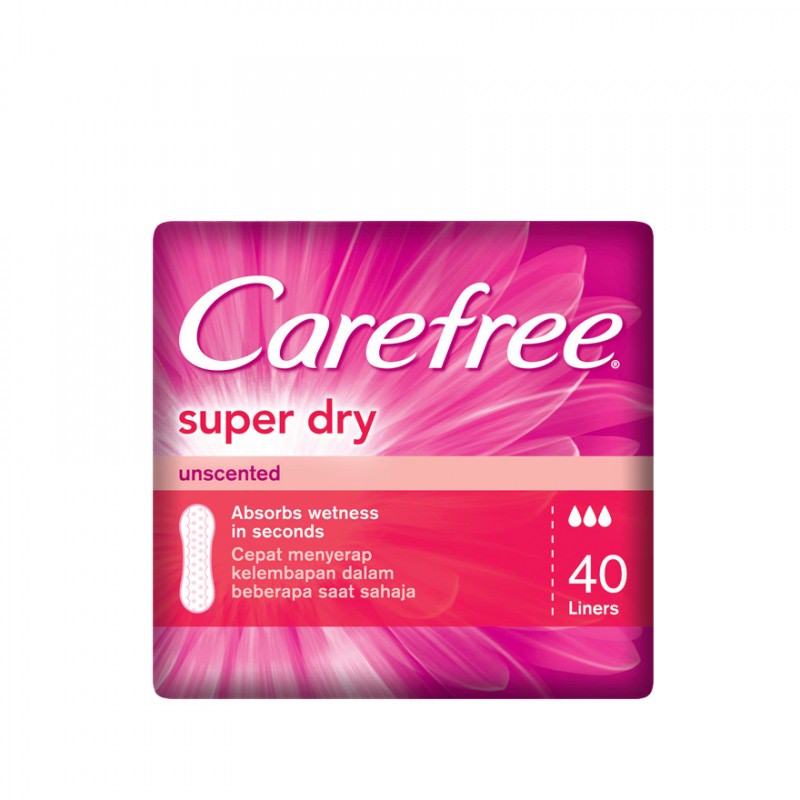 Carefree Super Dry Unscented 40 S