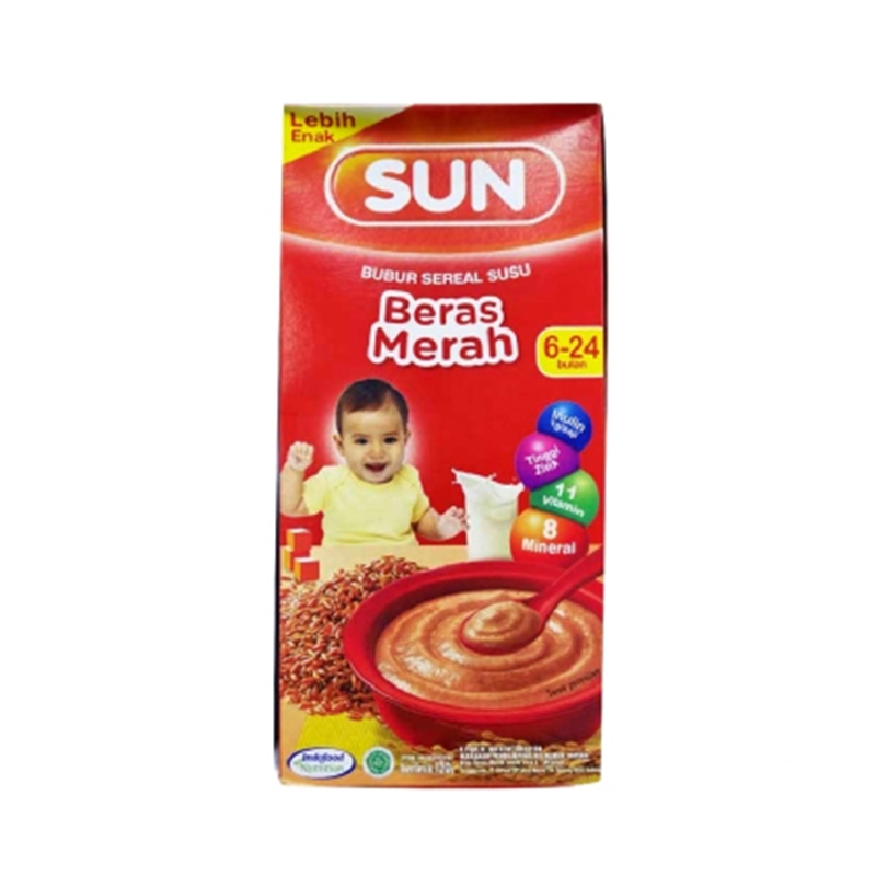 Sun Bubur Sereal Susu Beras Merah Box 120 Gr Istyle