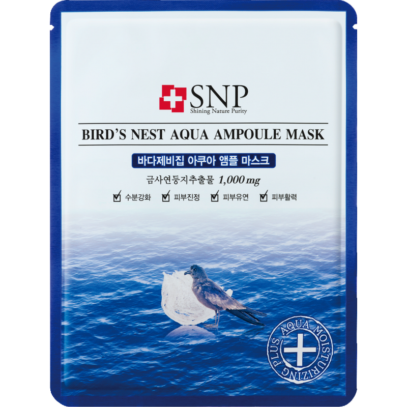 SNP Birds Nest Aqua Ampoule Mask 25ml