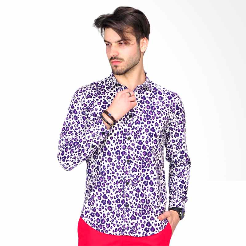 Gabriel Shirt Atasan Pria - Purple