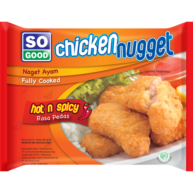 So Good Ayam Nugget Pedas 400 gr