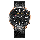 Alexandre Christie AC S001 MF LBRBA Hybrid Smartwatch Men Black Dial Black Leather Strap