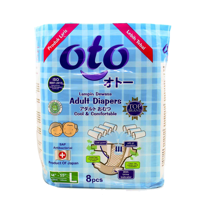 Oto Adult Diapers L 8s